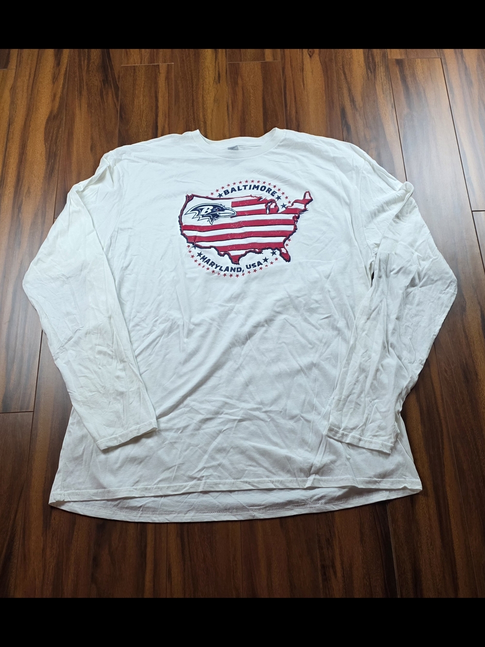 Baltimore Ravens Long Sleeve Shirt Size 2XL NFL Apparel